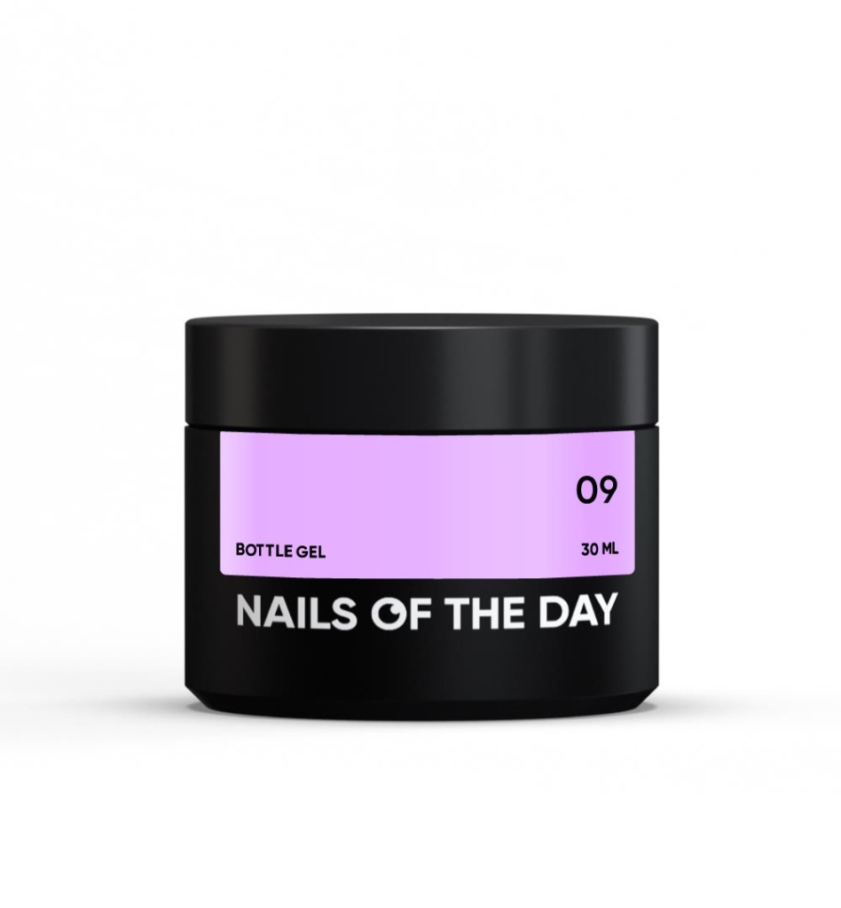 NAILSOFTHEDAY Bottle gel 09 – gel ultra fuerte , gel legendaria, 30 ml