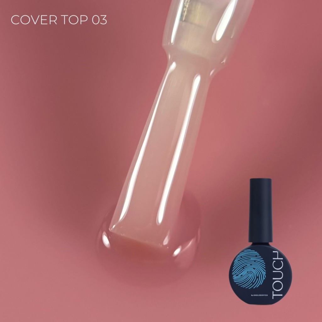 Top coat con color TOUCH Cover Top Blossom (n.º 03) – 13 ml