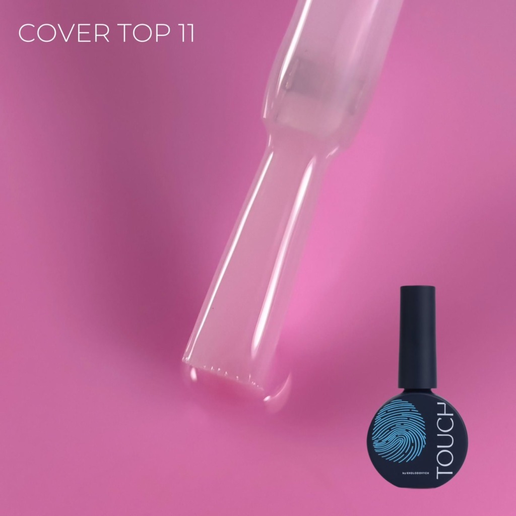 Top coat con color TOUCH Cover Top Rose water (n.º 11) – 13 ml