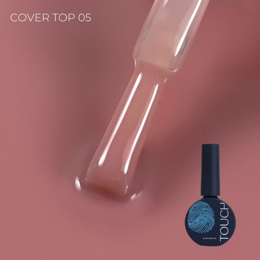 Top coat con color TOUCH Cover Top Satin (n.º 05) – 13 ml