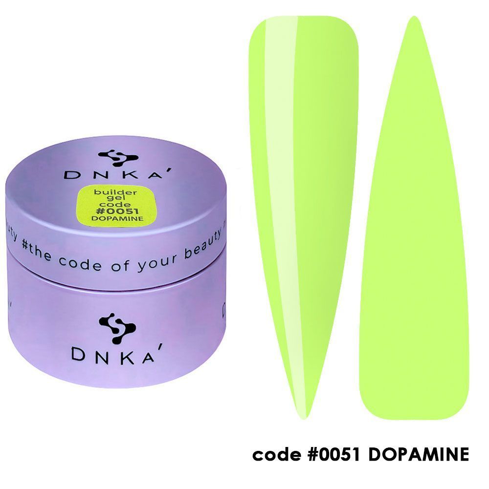 Gel constructor DNKA verde neón Dopamine con muestras
