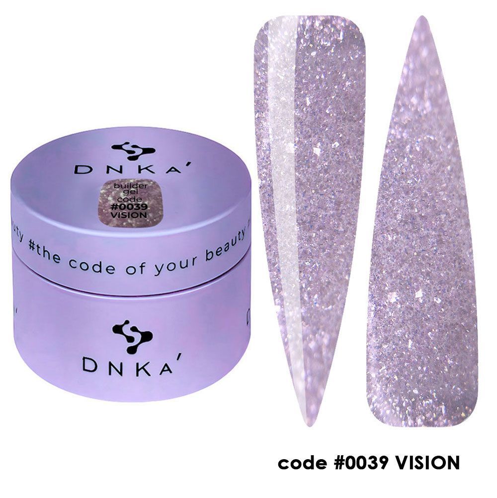 Gel constructor DNKA Vision lila con purpurina